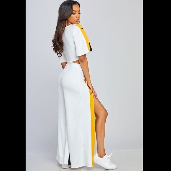 High leg slit set - Picture 2 of 4